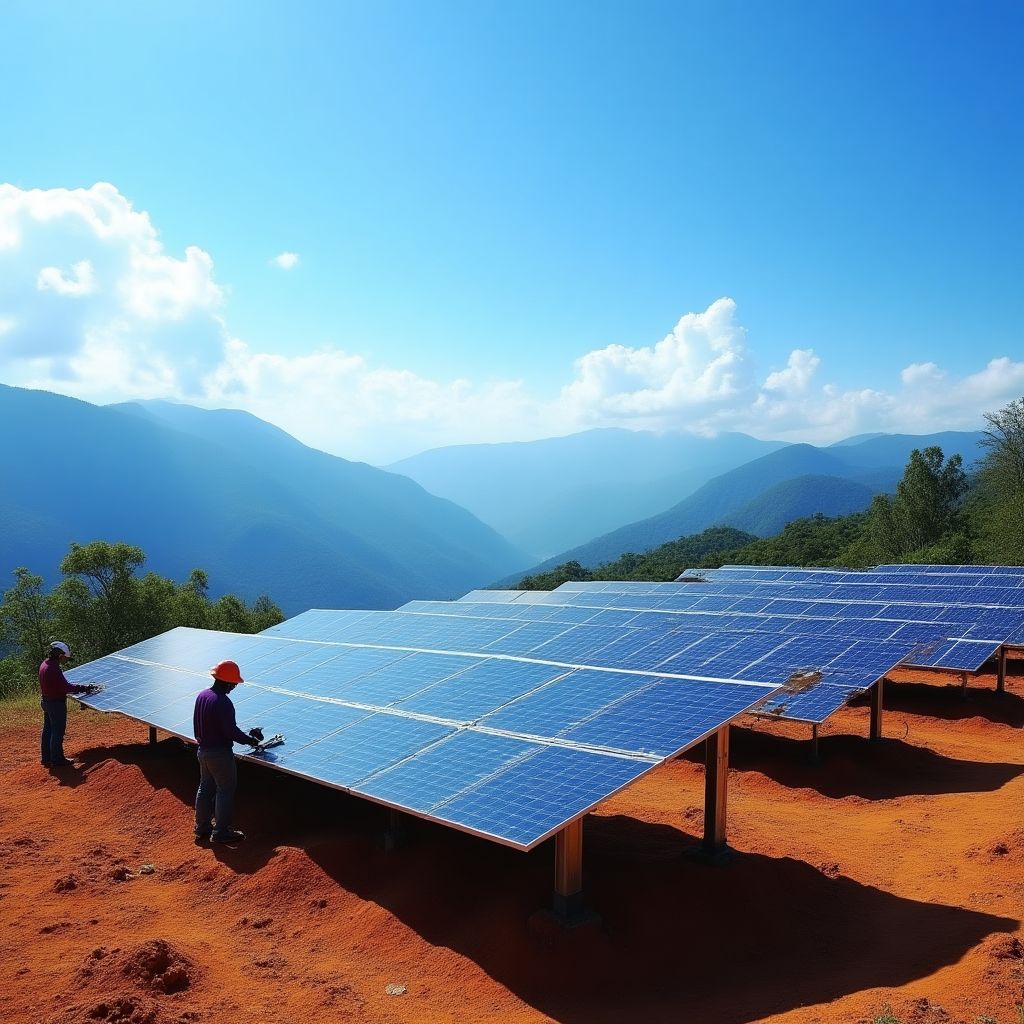 Proyecto de energía renovable en Colombia
