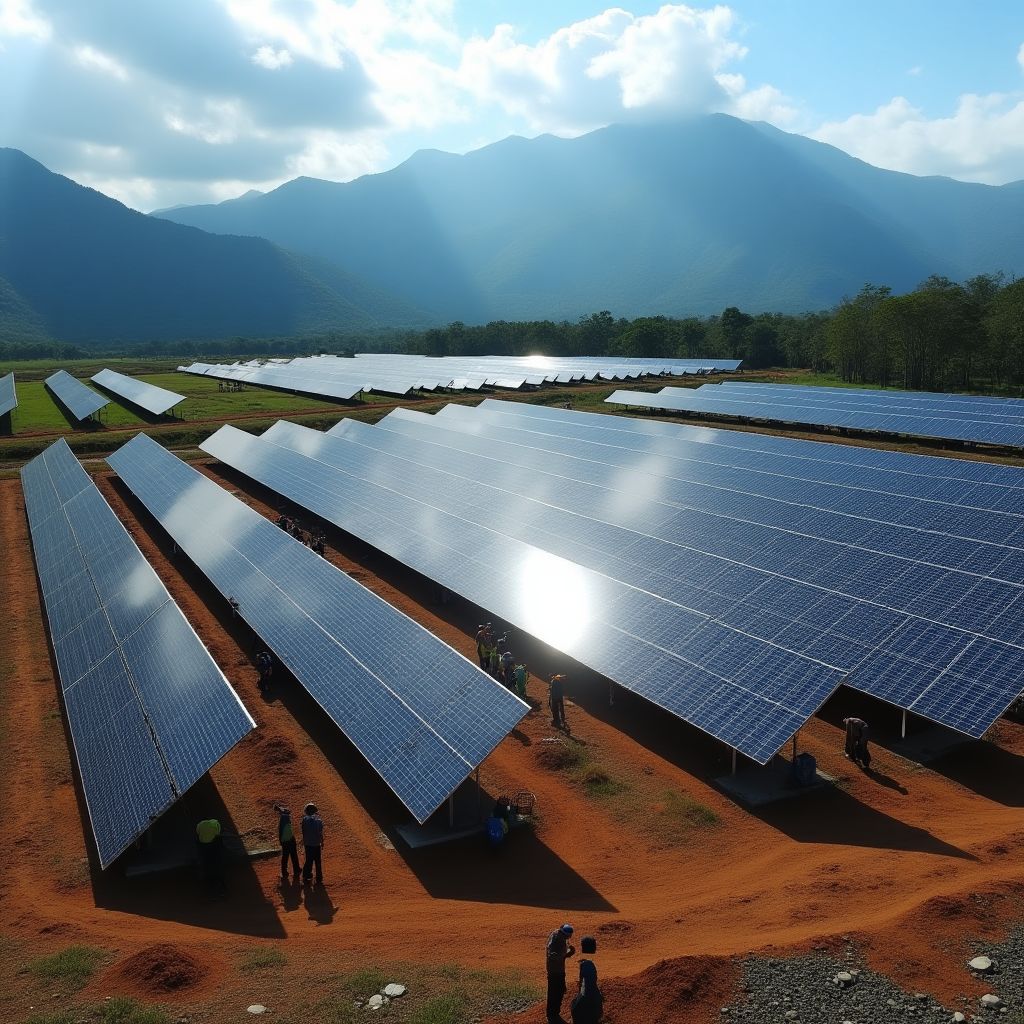 Proyecto de energía renovable detallado